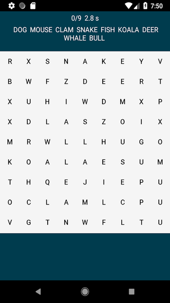 Word Search Wear - عکس بازی موبایلی اندروید