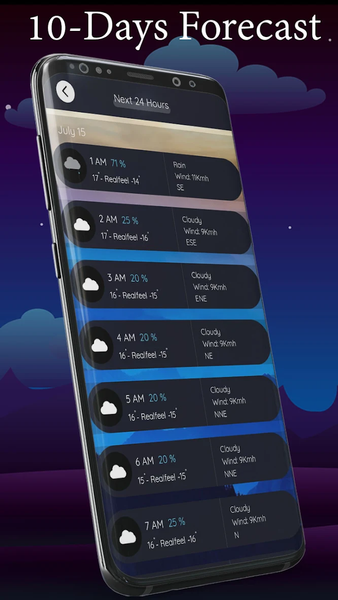Weather Widgets - Live Weather - عکس برنامه موبایلی اندروید