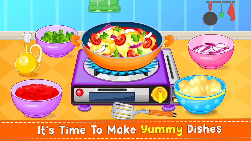 Toddler Cooking Games for Kids - Gameplay image of android game