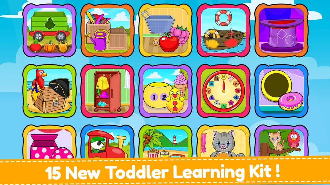 Toddler Games: ۲-۳ Year Kids - عکس بازی موبایلی اندروید