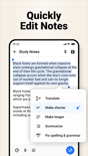 Notes - Easy Notepad - Image screenshot of android app