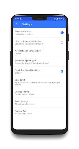 Internet Speed Meter - عکس برنامه موبایلی اندروید