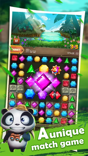 Jewels Panda - Gameplay image of android game