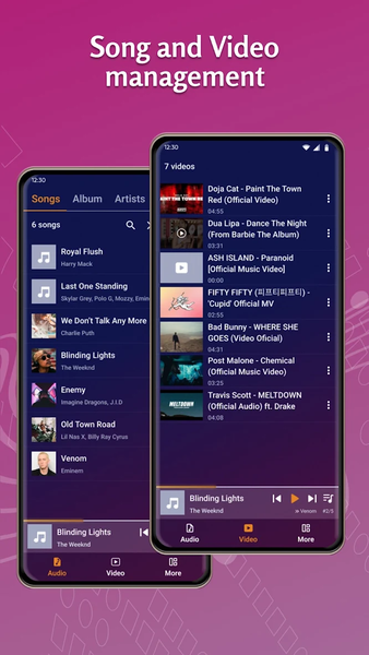 Music Player - Video Player - عکس برنامه موبایلی اندروید