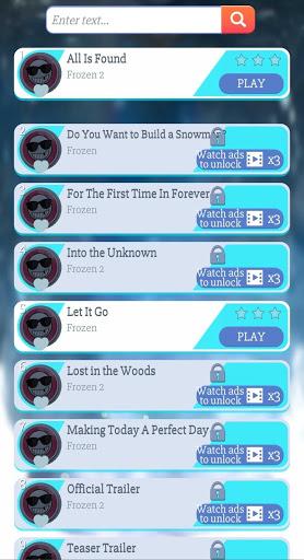 Winter Piano Tiles 2 - Frozen Your Finger - Gameplay image of android game