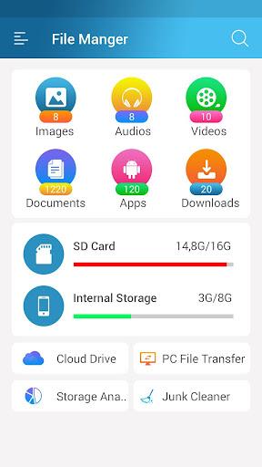 File Manager - File Explorer - عکس برنامه موبایلی اندروید