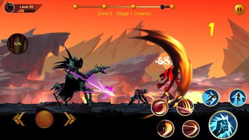 Shadow fighter 2: Shadow & ninja fighting games – جنگوی سایه – نبرد نینجا - Gameplay image of android game