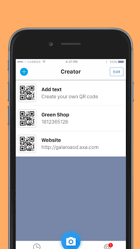 QR code reader & scanner - عکس برنامه موبایلی اندروید