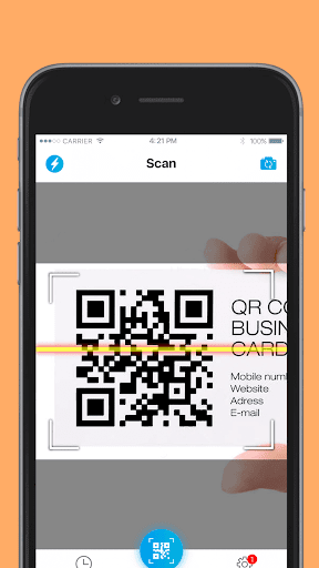 QR code reader & scanner - Image screenshot of android app