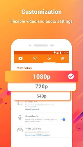 Screen recorder - Screen video recorder - Image screenshot of android app