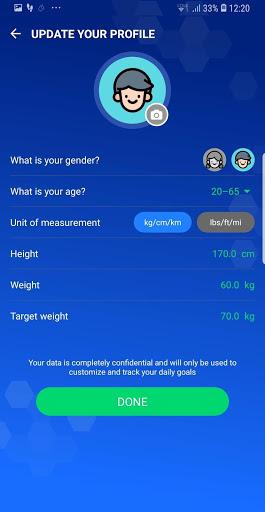 Pedometer - Step counter & calorie burning tracker - عکس برنامه موبایلی اندروید
