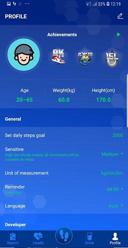 Pedometer - Step counter & calorie burning tracker - عکس برنامه موبایلی اندروید