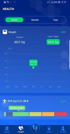 Pedometer - Step counter & calorie burning tracker - عکس برنامه موبایلی اندروید