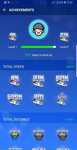 Pedometer - Step counter & calorie burning tracker - عکس برنامه موبایلی اندروید