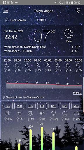 Weather - عکس برنامه موبایلی اندروید