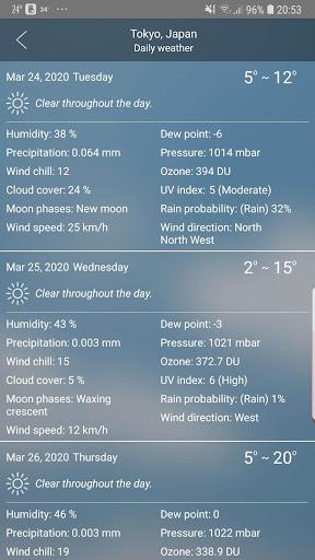 Weather - Image screenshot of android app