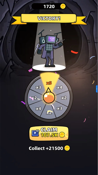 Merge War: Monster vs Cyberman - Gameplay image of android game