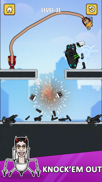 Head Monster: Move Survival - Gameplay image of android game