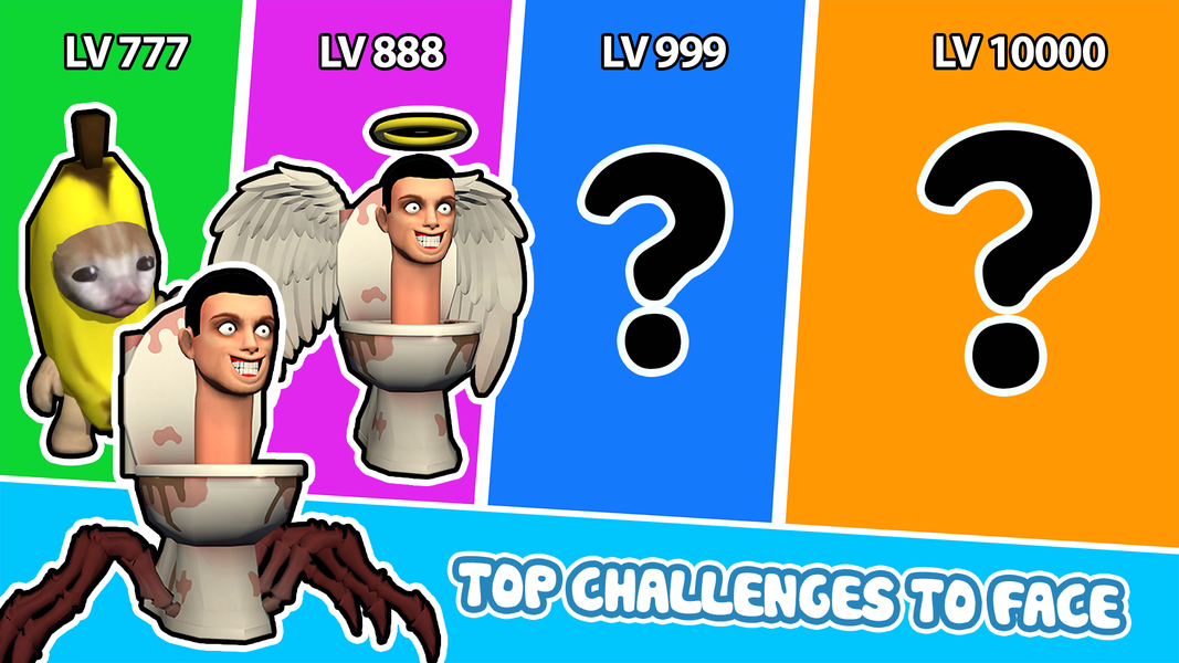Toilet Monster: Skibydi Run - عکس برنامه موبایلی اندروید