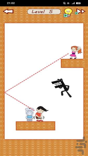هجوم برای دستمال توالت - Gameplay image of android game