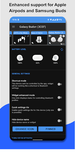 Bluetooth Audio Connect Widget - Image screenshot of android app
