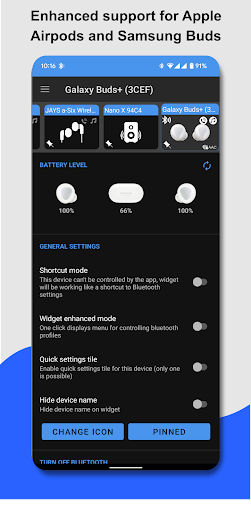 Bluetooth Audio Connect Widget - عکس برنامه موبایلی اندروید