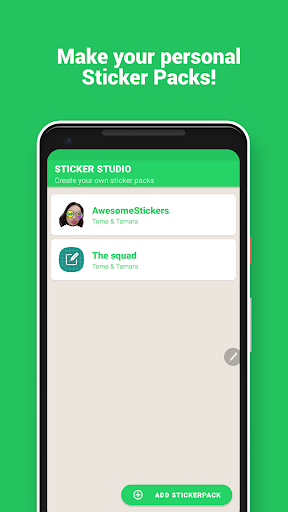 Sticker Maker Studio for WhatsApp - عکس برنامه موبایلی اندروید