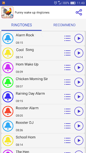 Funny Wake Up Ringtones - Image screenshot of android app