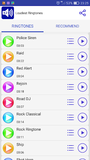 Loud Ringtones - عکس برنامه موبایلی اندروید