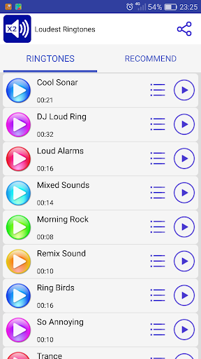 Loud Ringtones - عکس برنامه موبایلی اندروید