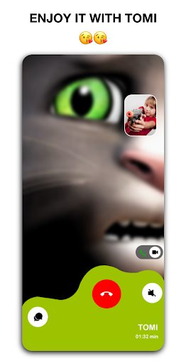tom-cat📱Video Call+ talk and Chat Prank - Image screenshot of android app