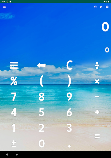 Calculator with Themes - Image screenshot of android app