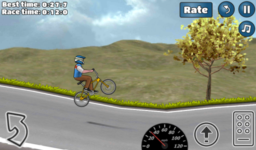 Wheelie Challenge - Gameplay image of android game