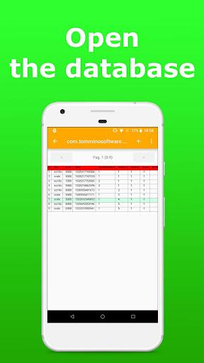 SQLite Database Editor - Image screenshot of android app