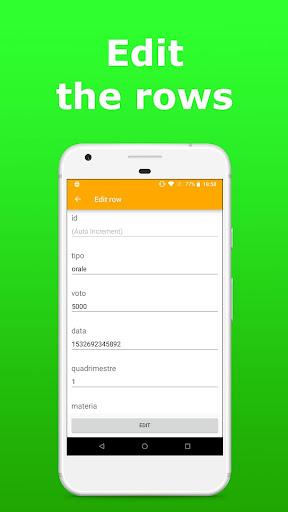 SQLite Database Editor - Image screenshot of android app