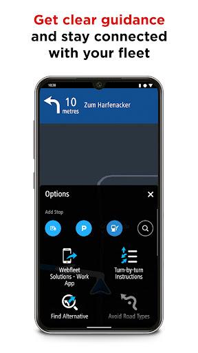 TomTom GO Fleet - Image screenshot of android app