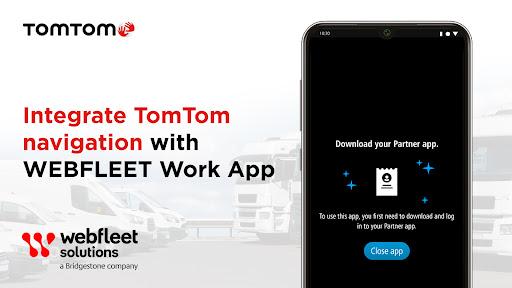 TomTom GO Fleet - Image screenshot of android app