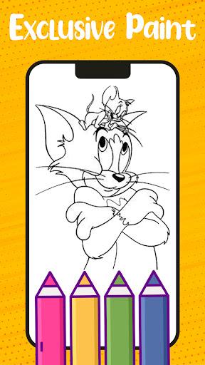Tom and Mouse Coloring - Image screenshot of android app