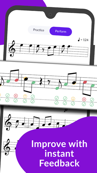 Recorder Lessons - tonestro - Image screenshot of android app