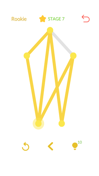 1LINE - One stroke - One Line - Gameplay image of android game
