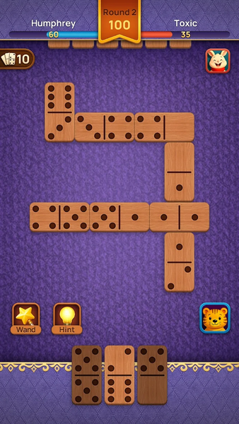 Dominoes - Classic Domino Game - Gameplay image of android game