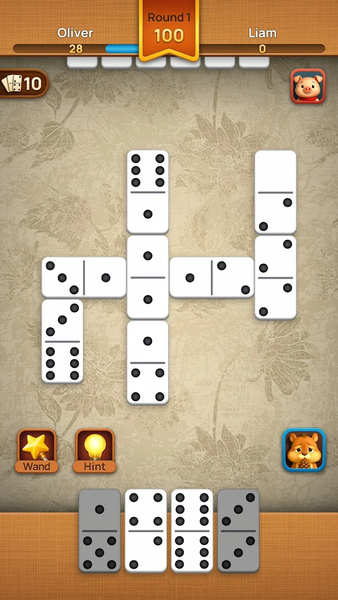 Dominoes - Classic Domino Game - Gameplay image of android game