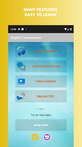 English Conversation - عکس برنامه موبایلی اندروید