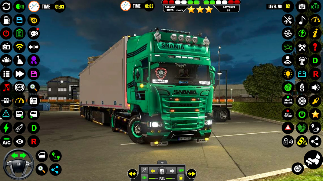 Cargo Truck GT Truck Games 3D - Gameplay image of android game