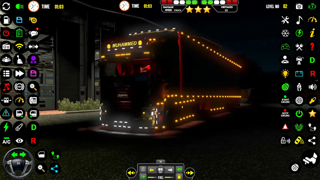 Cargo Truck GT Truck Games 3D - Gameplay image of android game