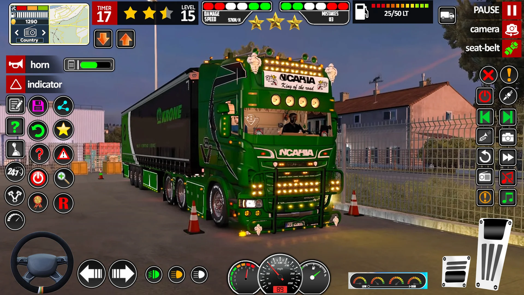 Cargo Truck GT Truck Games 3D - Gameplay image of android game