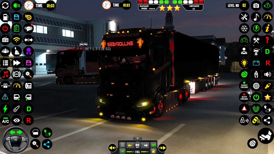 Cargo Truck GT Truck Games 3D - Gameplay image of android game