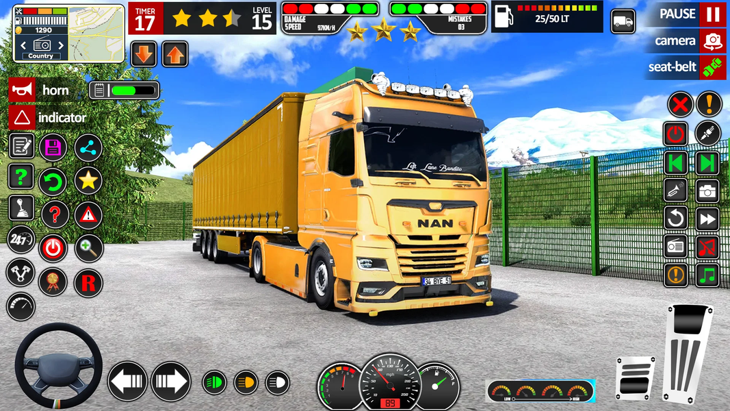 Cargo Truck GT Truck Games 3D - Gameplay image of android game