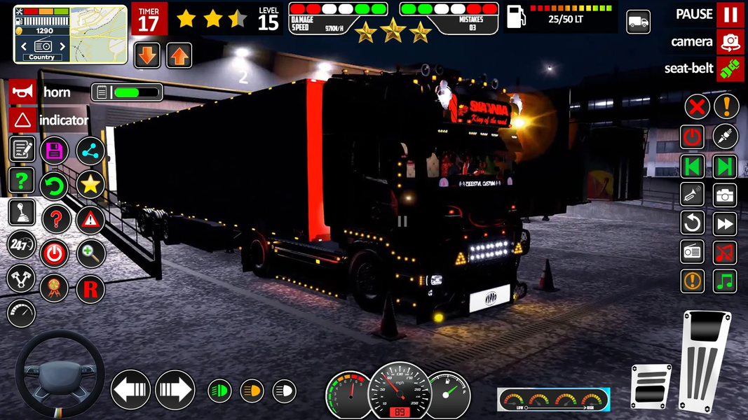 Cargo Truck GT Truck Games 3D - Gameplay image of android game