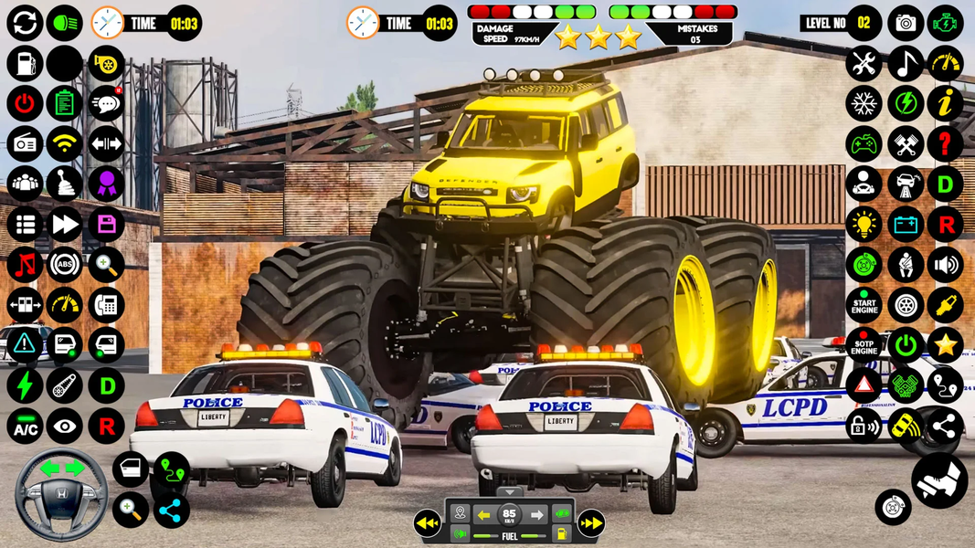 Derby Monster Truck Stunt Game - عکس بازی موبایلی اندروید